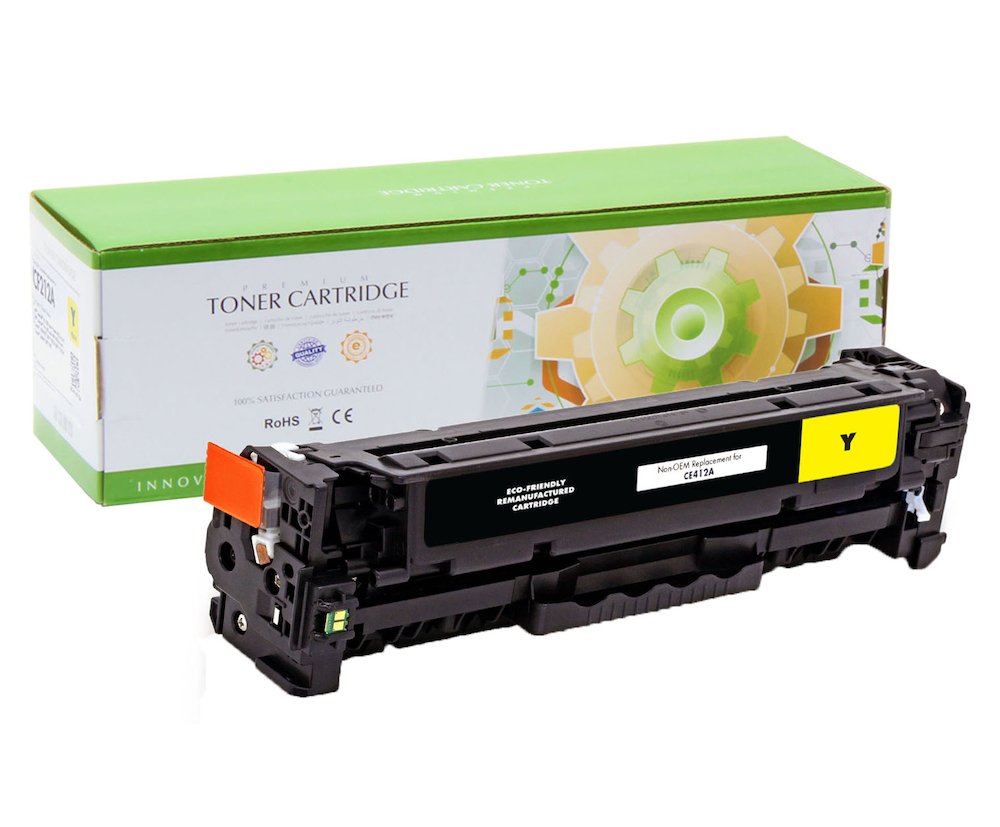 Cartucho Static Control CE412A yellow para uso en HP Pro 300/400 M351 M451